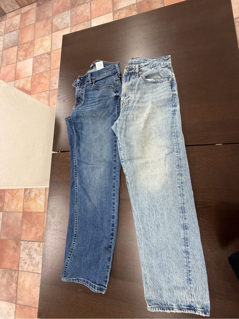 Two pair of size 28W x 30L men’s jeans